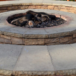 outdoor firepit landscape design services