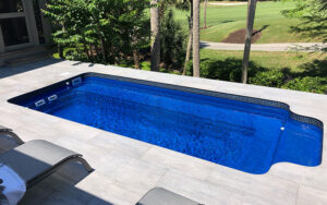 fiberglass pools Capri Sapphire