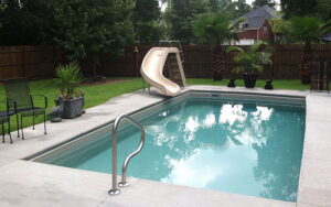 fiberglass pools Islander Topaz