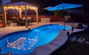 Malibu fiberglass swimming pool specifications