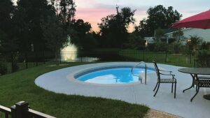 June Bug fiberglass swimming pool specifications