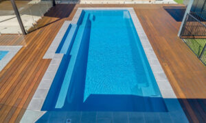 Narellan inground pool Symphony installation