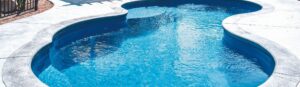 Narellan Pools Resolute Fiberglass Swimming Pool with classic surrounds