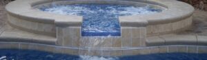 Narellan Pools Tenor Spillover Spa with bubbling water